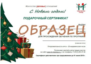 Сертификат новогодний_образец